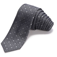 John Varvatos Star USA Skinny Filetti Optic Tie (For Men) in Black - Closeouts
