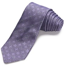 John Varvatos Star USA Stargazer Narrow Neat Tie (For Men) in Lilac - Closeouts