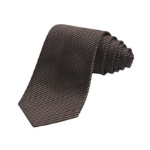 John Varvatos Star USA Stripe Narrow Tie - Silk (For Men) in Brown - Closeouts