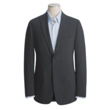 John Varvatos Star USA Waffled Glen Plaid Sport Coat - Partially Lined (For Men) in Dark Grey - Closeouts