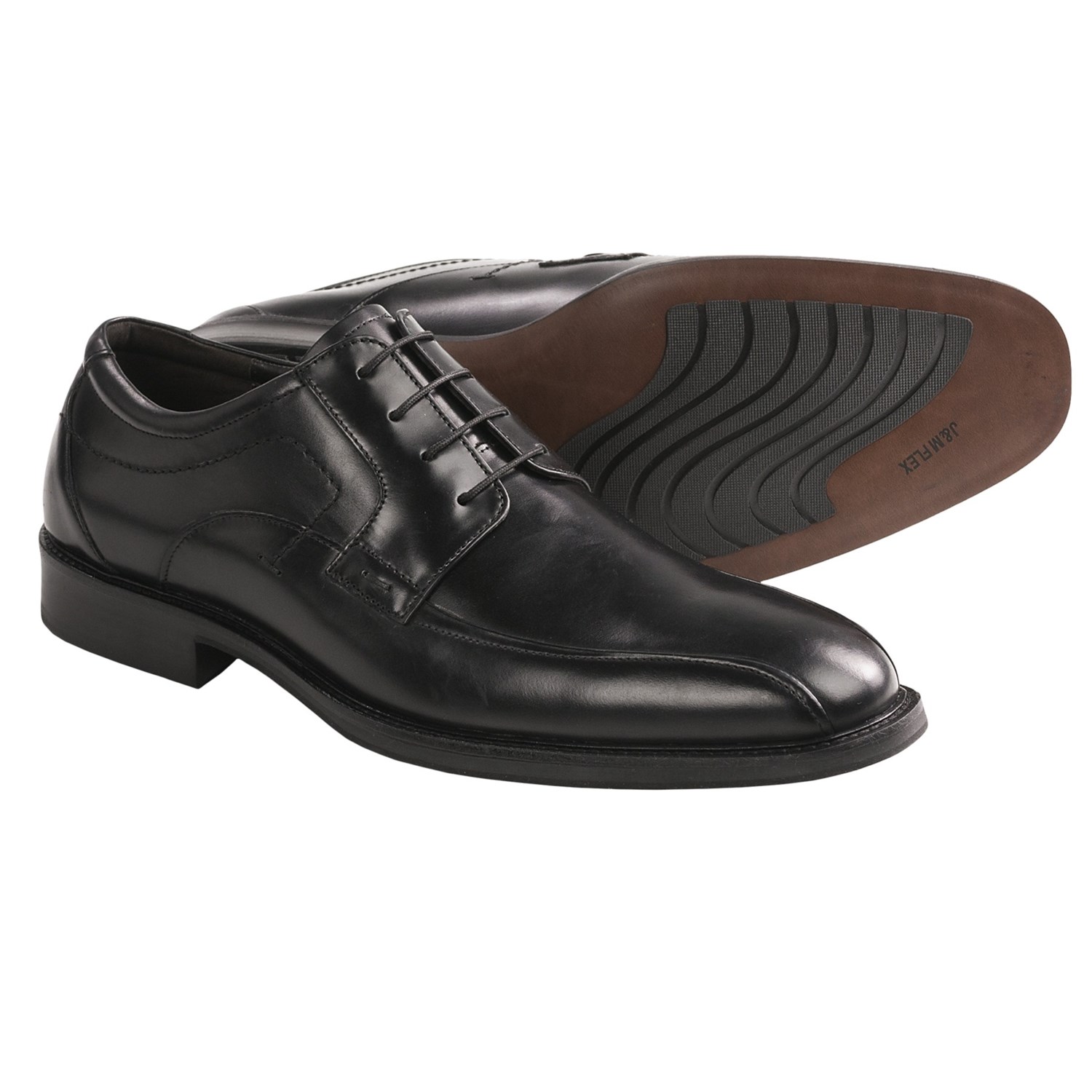 johnston-and-murphy-alderson-runoff-shoes-lace-ups-for-men-in-black~p ...