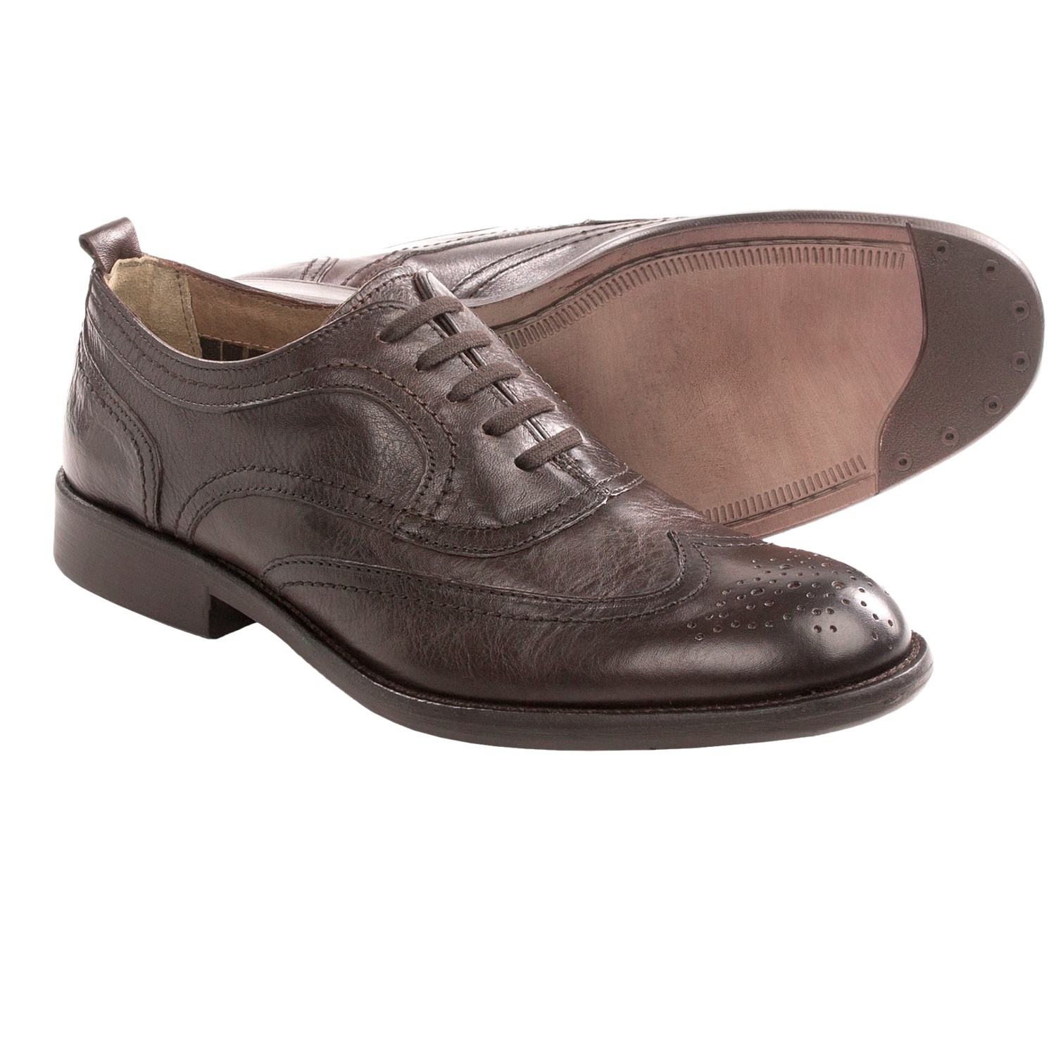 johnston-and-murphy-decatur-wingtip-shoes-for-men-in-dark-brown~p ...