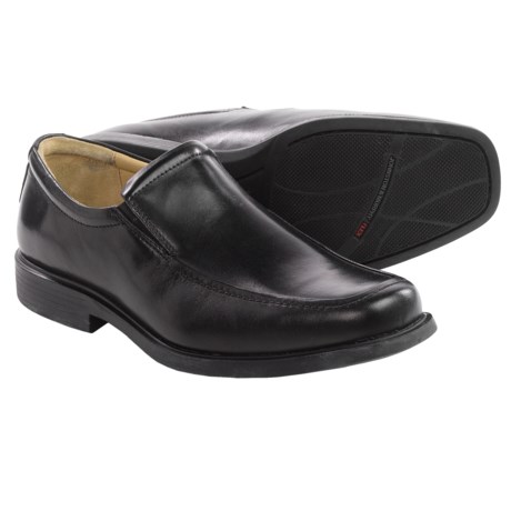 Johnston and Murphy Goodwin Venetian Loafers Italian Leather Moc Toe For Men