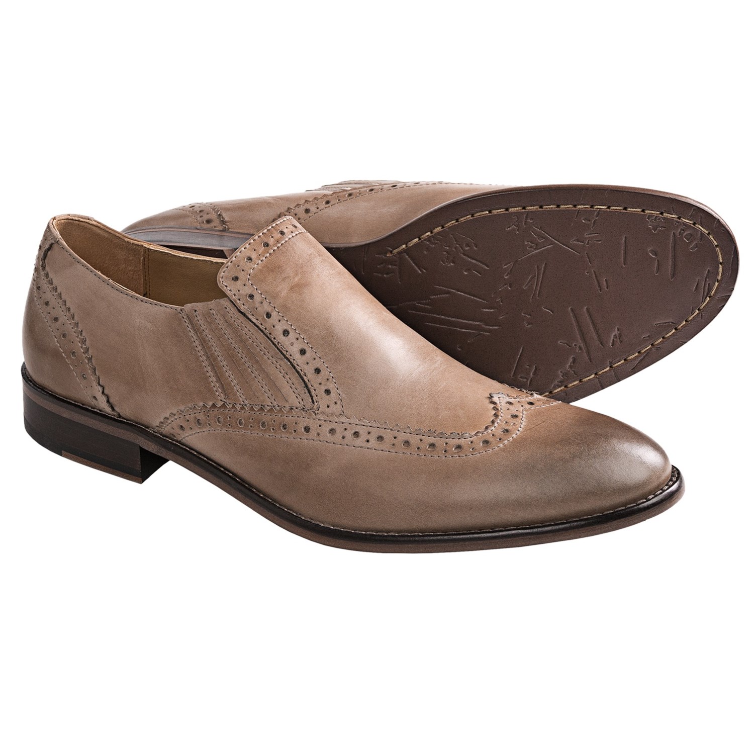 johnston-and-murphy-holbrook-wingtip-venetian-shoes-slip-ons-for-men ...