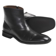 Johnston & Murphy Knowland Boots - Leather, Plain Toe (For Men) in Black - Closeouts