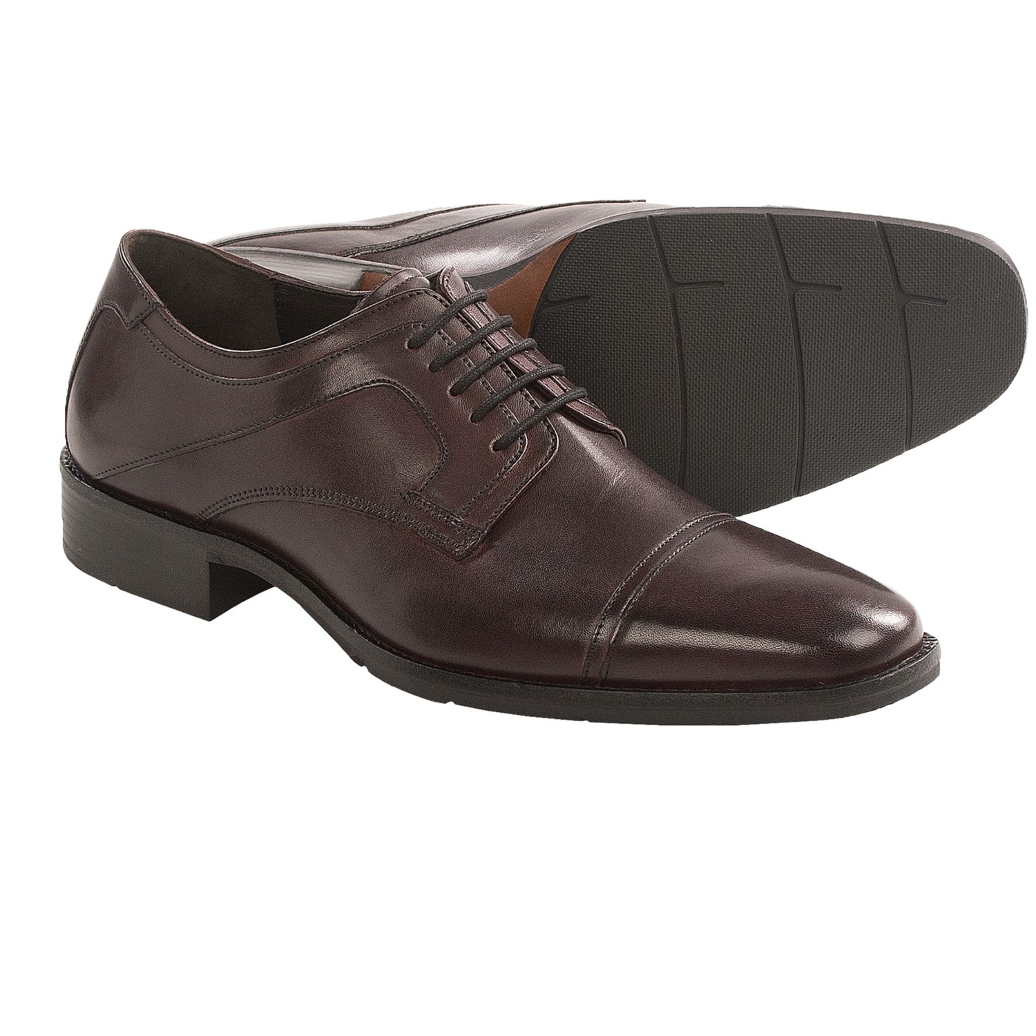 johnston-and-murphy-larsey-oxford-shoes-leather-cap-toe-for-men-in ...