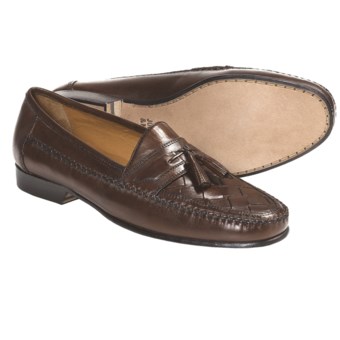 Johnston & Murphy Latimer Woven Tassel Shoes - Slip-Ons (For Men) in Tan