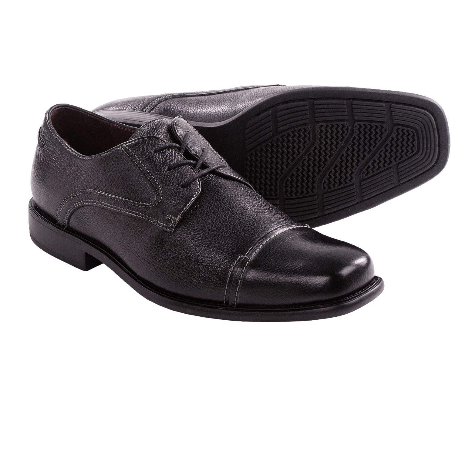 johnston-and-murphy-macomb-calfskin-shoes-cap-toe-lace-ups-for-men-in ...