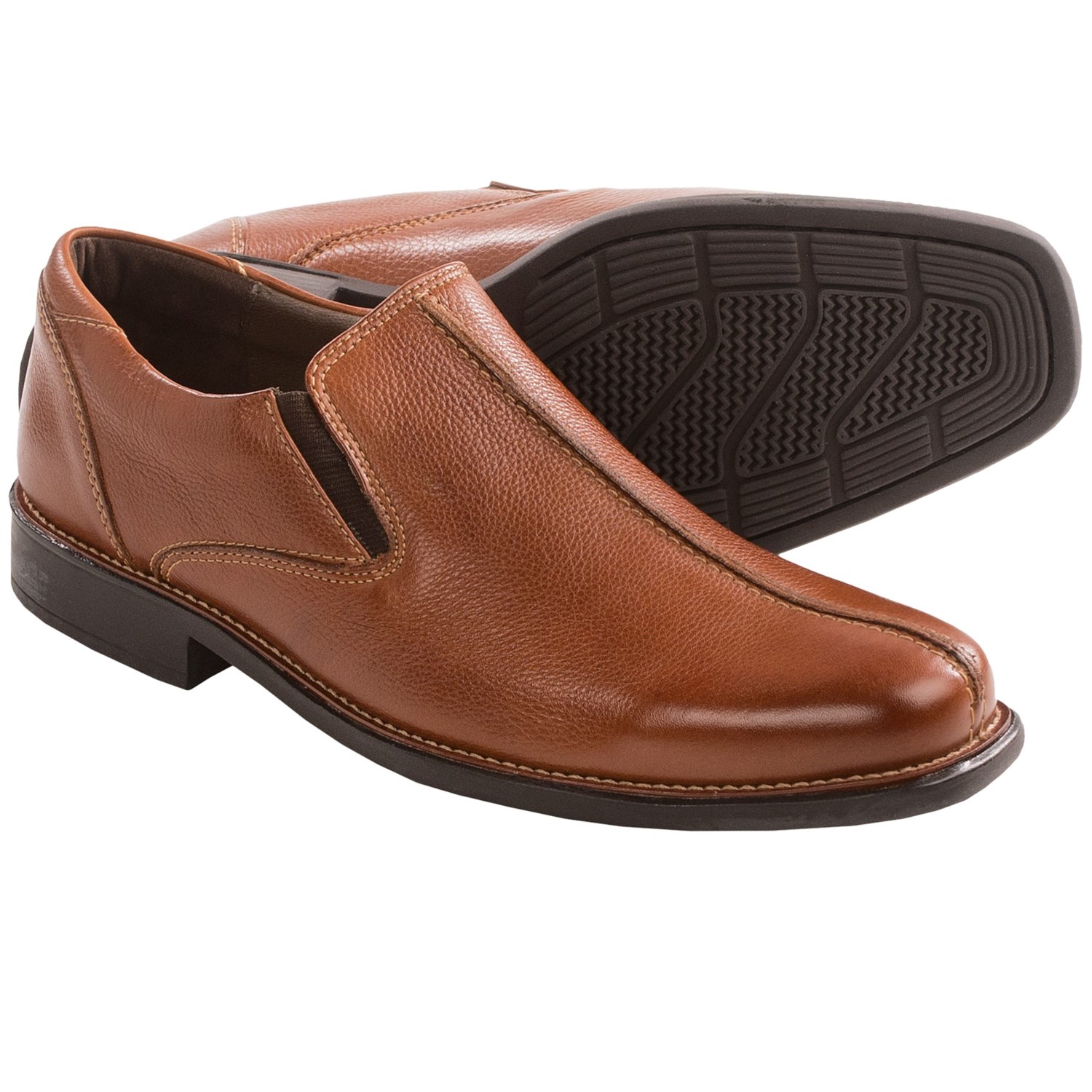 johnston-and-murphy-macomb-loafers-leather-slip-on-for-men-in-tan~p ...