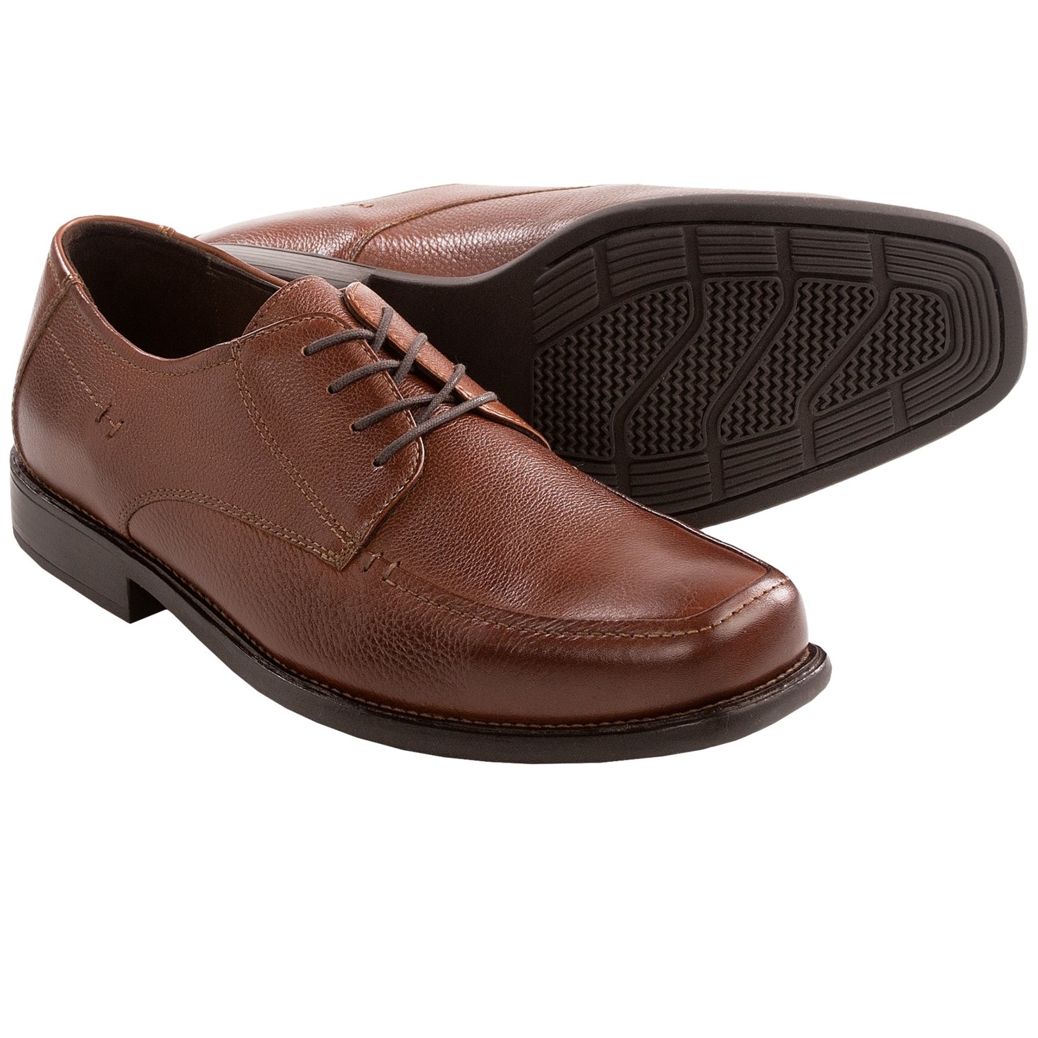 johnston-and-murphy-macomb-moc-toe-shoes-leather-lace-ups-for-men-in ...