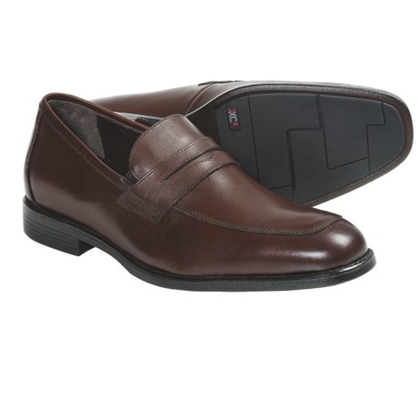johnston-and-murphy-suffolk-penny-loafer-shoes-for-men-in-mahogany~p ...