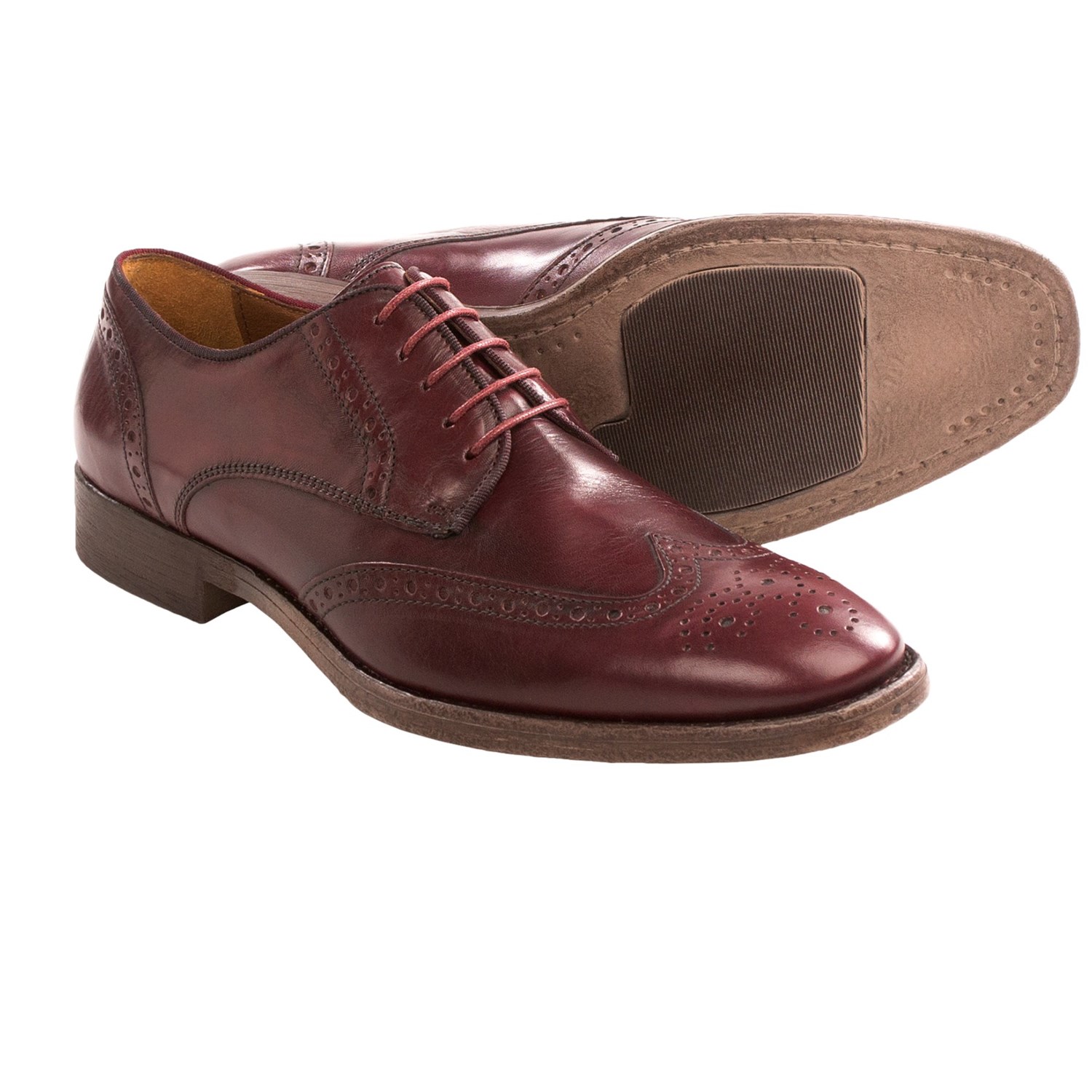 johnston-and-murphy-westmore-wingtip-shoes-for-men-in-burgundy~p~7070w ...