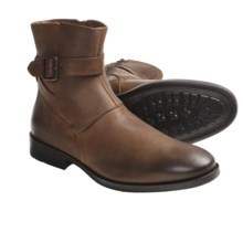 Johnston & Murphy Whitaker Harness Boots - Leather (For Men) in Dark Chestnut - Closeouts