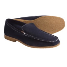 Johnston & Murphy Wilhoit Venetian Shoes - Leather (For Men) in Navy Suede - Closeouts