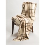 Johnstons of Elgin Alpaca-Lambswool Throw Blanket - Limited Edition, Plaid