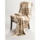 Johnstons of Elgin Alpaca-Lambswool Throw Blanket - Limited Edition, Plaid