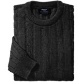 Johnstons of Elgin Cable-Knit Lambswool Sweater (For Men)