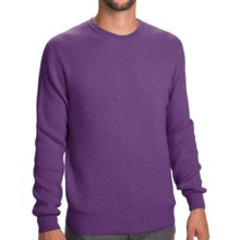 Johnstons of Elgin Cashmere Cardigan Stitch Sweater (For Men) in Heather - Closeouts
