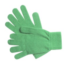 Johnstons of Elgin Cashmere Gloves (For Women) in Light Green - Overstock