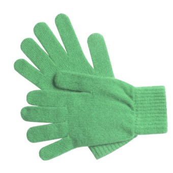 Johnstons of Elgin Cashmere Gloves (For Women) in Light Green