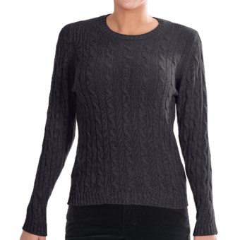 Johnstons of Elgin Cashmere Sweater (For Women) in Black
