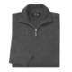 Johnstons of Elgin Cashmere Sweater - Leather Pull, ¼-Zip (For Men)