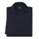 Johnstons of Elgin Cashmere Sweater - Leather Pull, ¼-Zip (For Men)