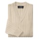 Johnstons of Elgin Cashmere Sweater - Ribbed, V-Neck (For Men)
