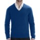 Johnstons of Elgin Lightweight Cashmere Sweater - V-Neck (For Men)