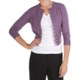 Johnstons of Elgin Marled Cashmere Crop Cardigan Sweater (For Women)