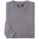 Johnstons of Elgin Ribbed Lambswool Sweater (For Men)