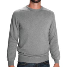 Johnstons of Elgin Sweater - Scottish Cashmere (For Men) in Light Grey - Closeouts