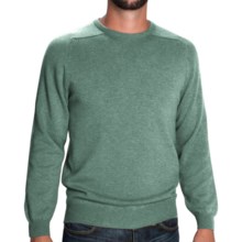 Johnstons of Elgin Sweater - Scottish Cashmere (For Men) in Sage Heather - Closeouts