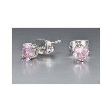 Jokara Birthstone Crystal Earrings - Sterling Silver in October - Closeouts