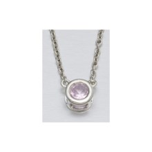 Jokara Birthstone Crystal Necklace in February - Closeouts