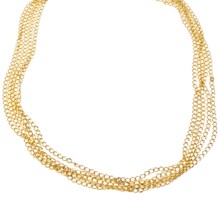 Jokara Gold Multi-Chain Necklace - Base Metal in Gold - Closeouts