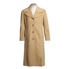 Jonathan Michael Polished Camel Hair Coat (For Plus Size Women) in Camel - Closeouts