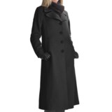 Jonathan Michael Polished Camel Hair Coat - Single-Breasted (For Women)