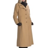 Jonathan Michael Polished Camel Hair Coat - Single-Breasted (For Women)