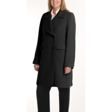 Jonathan Michael Walker Coat - Camel Hair (For Women) in Black - Closeouts