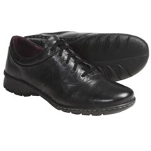 Josef Seibel Alexis Shoes - Crinkled Leather, Lace-Ups (For Women) in Black - Closeouts