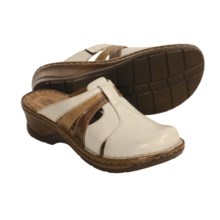 Josef Seibel Capri Leather Clogs (For Women) in Crème - Closeouts