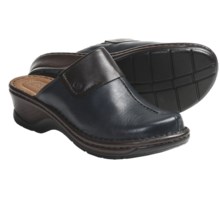 Josef Seibel Carole Clogs - Leather (For Women) in Navy/Red Combo - Closeouts