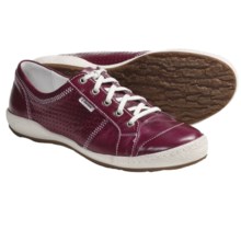 Josef Seibel Caspian Sneakers - Leather (For Women) in Wine - Closeouts