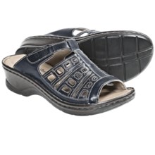 Josef Seibel Catalonia 18 Peep-Toe Sandals (For Women) in Blue - Closeouts