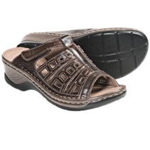 Josef Seibel Catalonia 18 Peep-Toe Sandals (For Women) in Brown - Closeouts