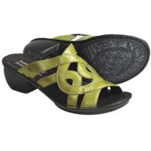 Josef Seibel Cecily Leather Sandals (For Women) in Apple Roma - Closeouts