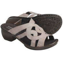 Josef Seibel Cecily Leather Sandals (For Women) in Castoro Capri - Closeouts