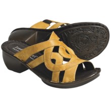 Josef Seibel Cecily Leather Sandals (For Women) in Saffron Capri - Closeouts