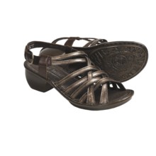 Josef Seibel Celeste Leather Sandals - Adjustable Strap (For Women) in Chestnut - Closeouts